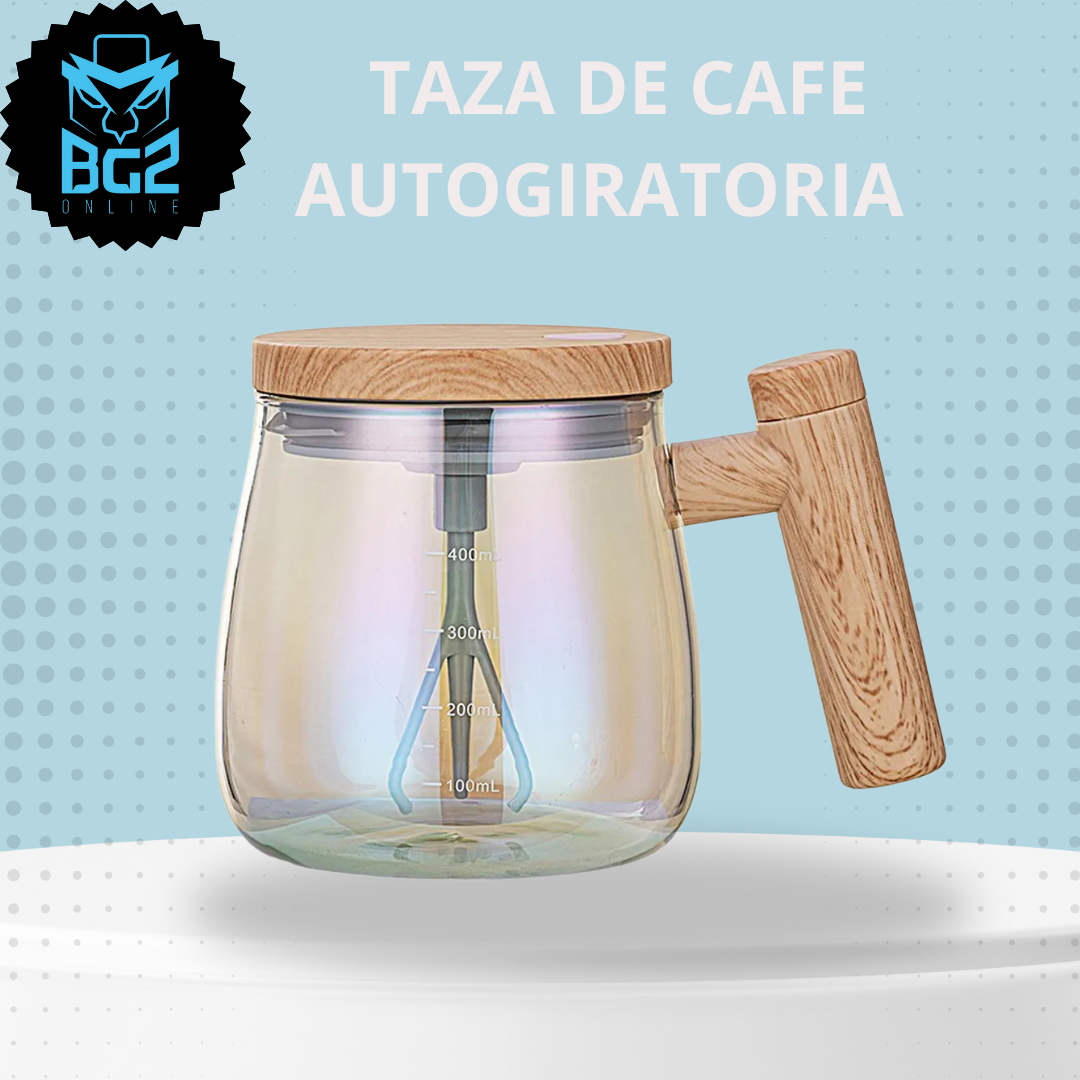 TAZA DE CAFE AUTOGIRATORIA